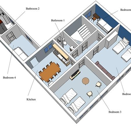 Huge Apartment With Sauna And Free Parking دوسبرغ المظهر الخارجي الصورة