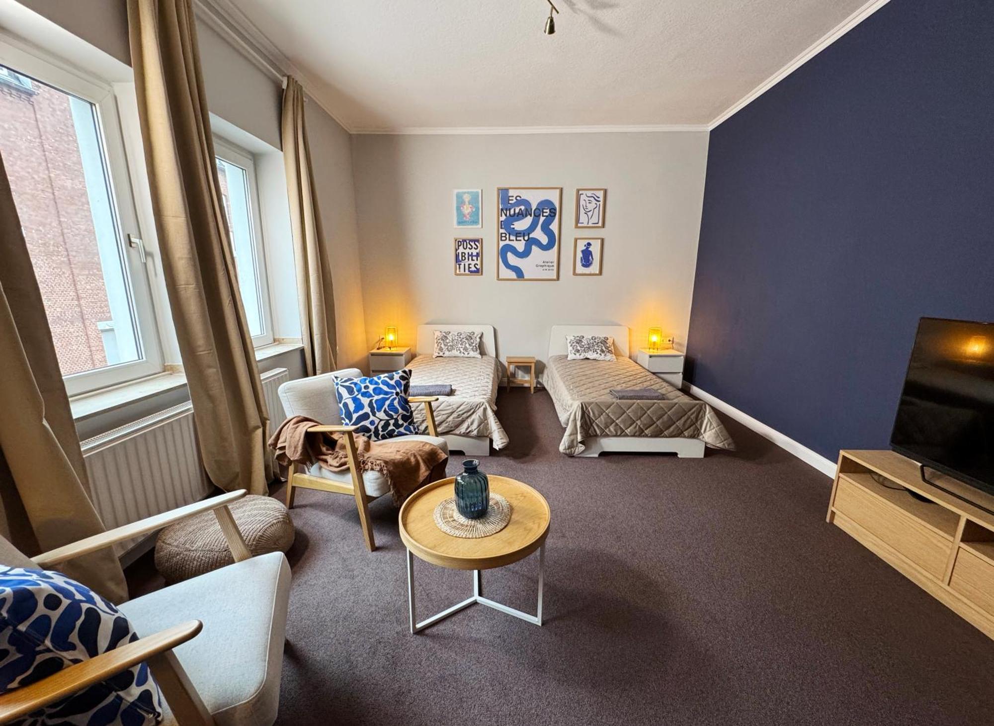 Huge Apartment With Sauna And Free Parking دوسبرغ المظهر الخارجي الصورة